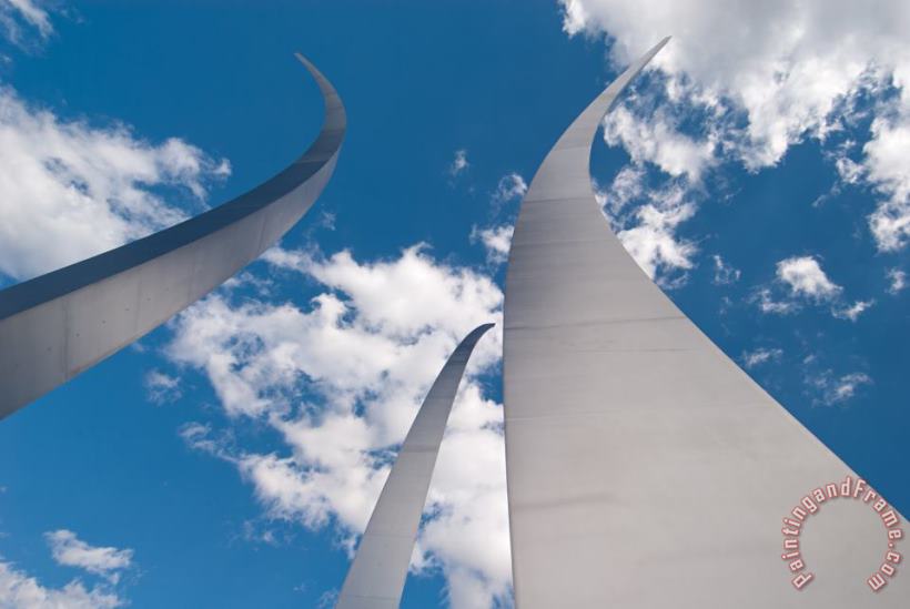 Collection 3 United States Air Force Memorial Spires Art Painting