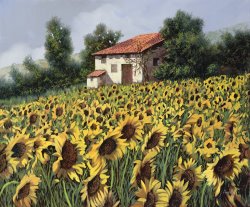 Collection 7 - I Girasoli Nel Campo painting