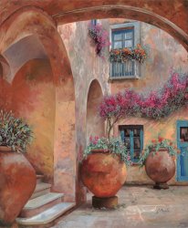 Collection 7 - Le Arcate In Cortile painting