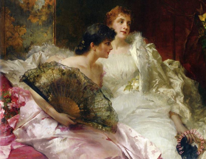 Conrad Kiesel After The Ball painting - After The Ball print for sale