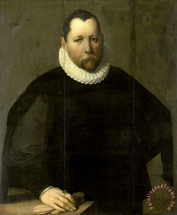 Pieter Jansz Kies (c 1536 97). Burgomaster of Haarlem painting - Cornelis Cornelisz. van Haarlem Pieter Jansz Kies (c 1536 97). Burgomaster of Haarlem Art Print