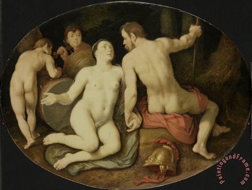 Cornelis Cornelisz. van Haarlem Venus And Mars Art Painting