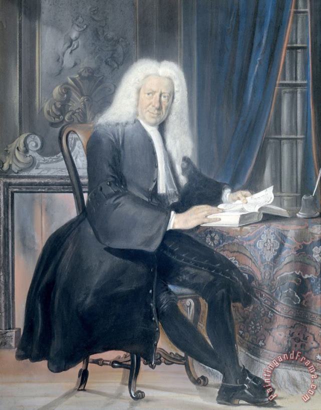 Cornelis Troost Carel Bouman (1673 1747). Tabaksfactor Te Amsterdam En Dichter Art Print