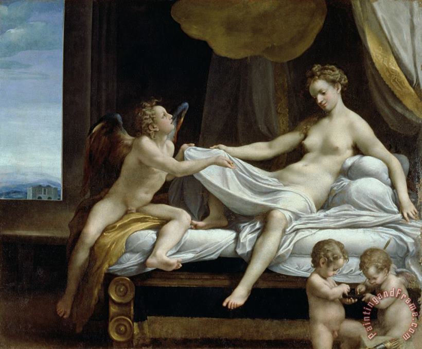Correggio Danae Art Painting