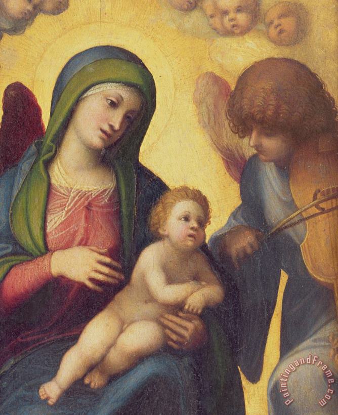 Correggio Madonna and Child with Angels Art Painting