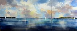 Craig Mooney Sea Glass, Triptych