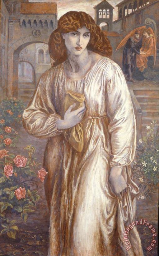 Dante Charles Gabriel Rossetti The Salutation Art Print