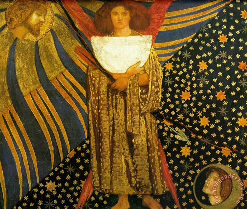 Dante Gabriel Rossetti Dantis Amore Art Painting