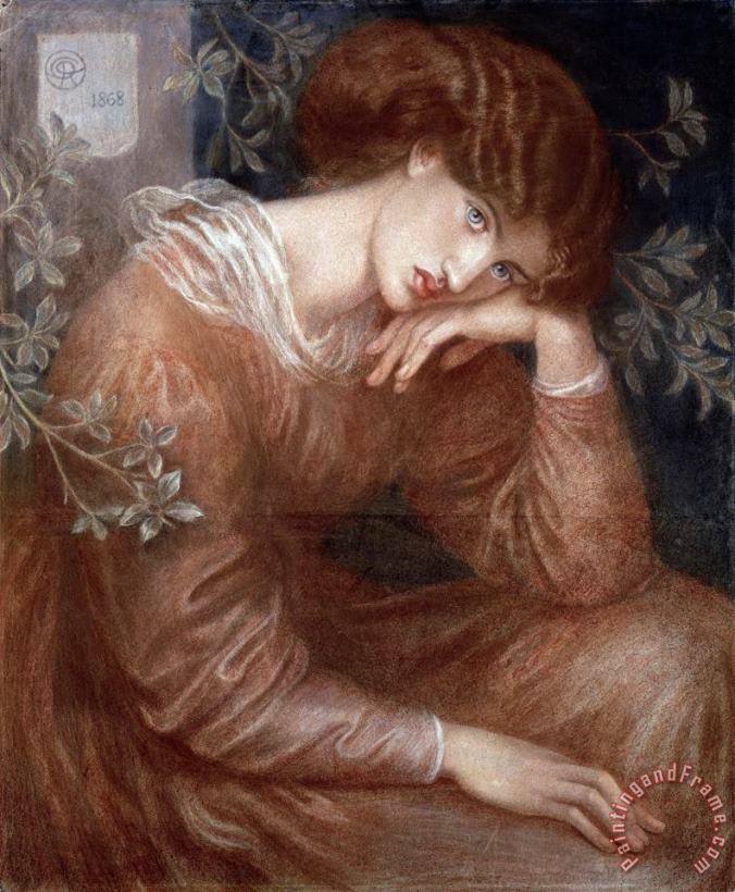 Dante Gabriel Rossetti Reverie Art Painting