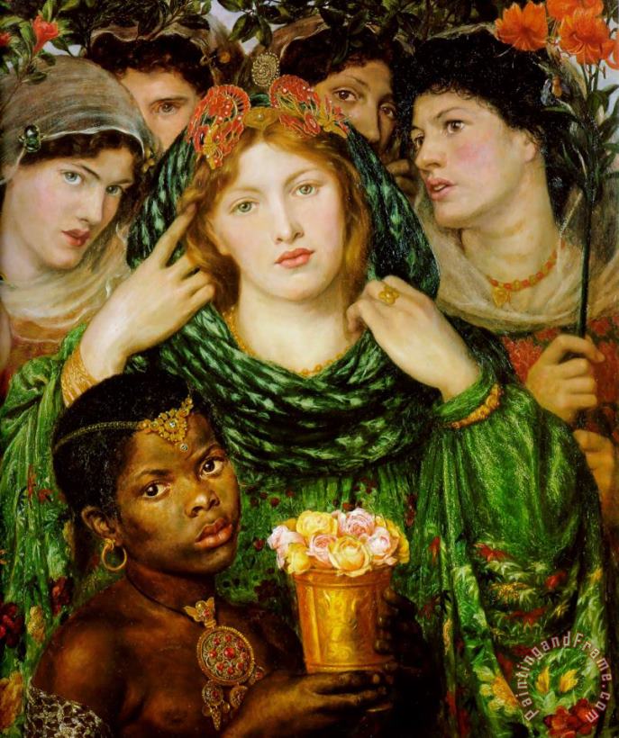 The Beloved painting - Dante Gabriel Rossetti The Beloved Art Print