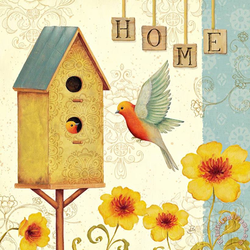 Welcome Home I painting - Daphne Brissonnet Welcome Home I Art Print