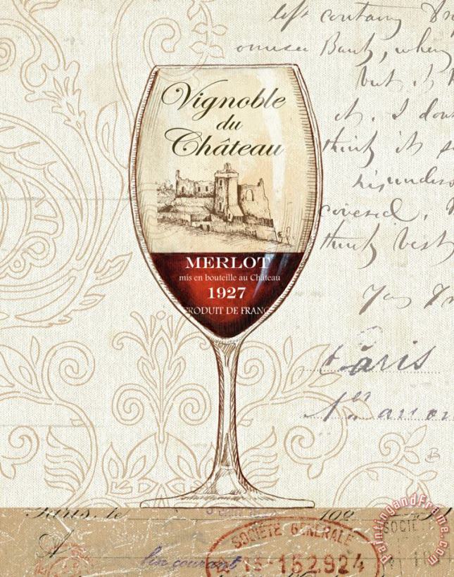 Daphne Brissonnet Wine by The Glass II Art Print