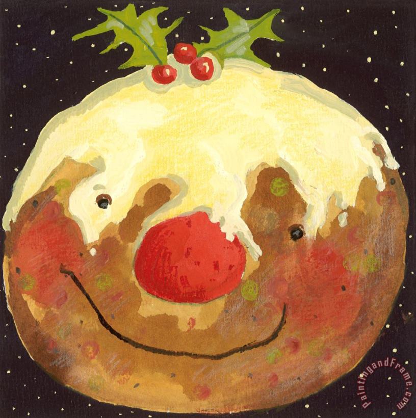 David Cooke Christmas Pudding Art Print