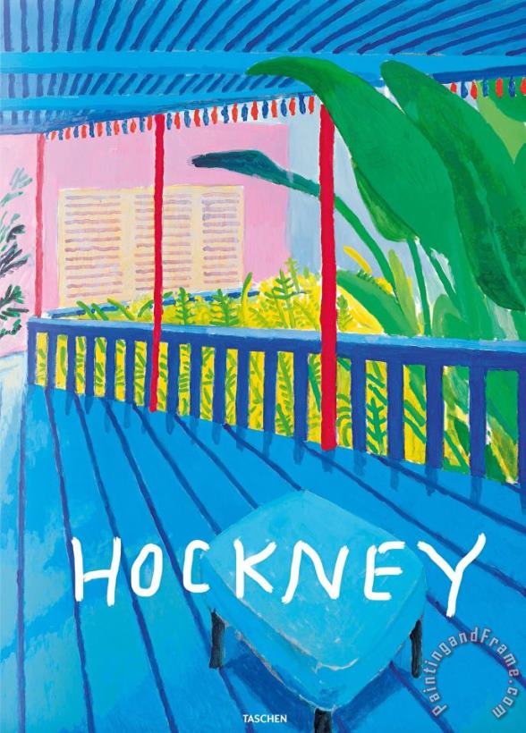 A Bigger Book, 2016 painting - David Hockney A Bigger Book, 2016 Art Print