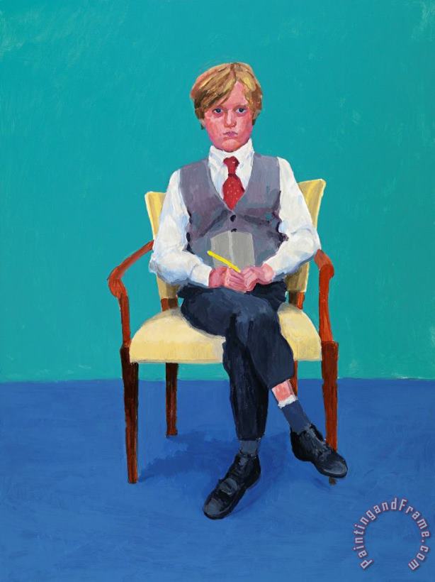 David Hockney Rufus Hale, 2015 Art Painting