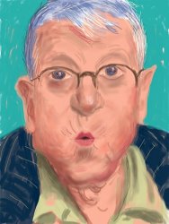 David Hockney Self Portrait, 25 March 2012, No. 2 (1233), 2012