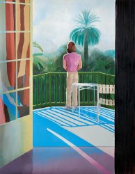 David Hockney Sur La Terrasse, 1971