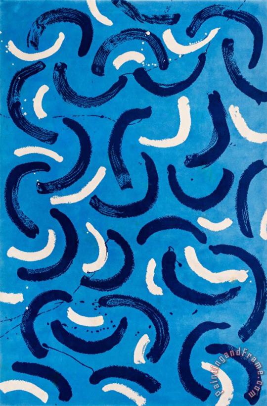 David Hockney Swimming Pool Carpet, 1988 Art Print