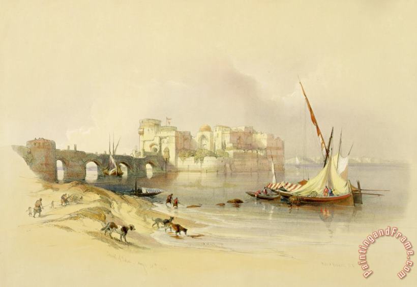 David Roberts Citadel Of Sidon Art Print
