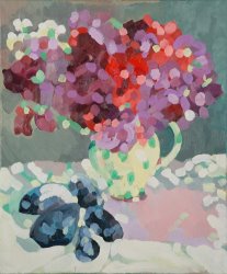 Deborah Barton Sweet Peas And Seashells