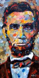 Debra Hurd Abraham Lincoln portrait