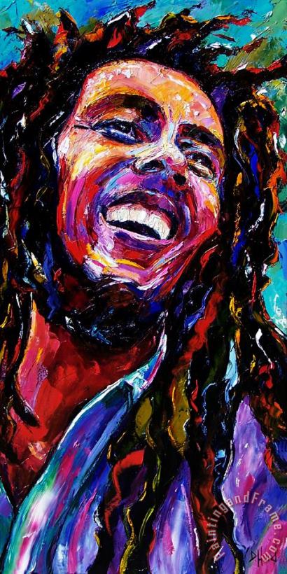Debra Hurd Bob Marley Reggae Portrait Art Print