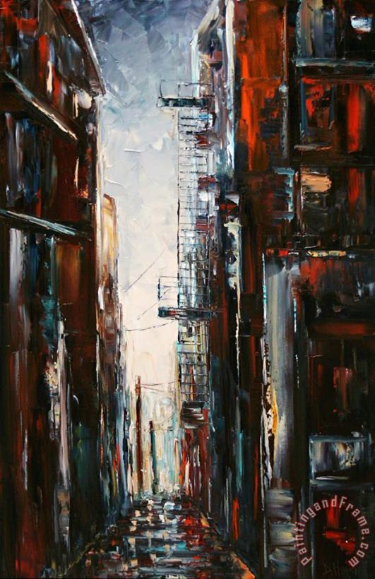 Damp And Cold painting - Debra Hurd Damp And Cold Art Print