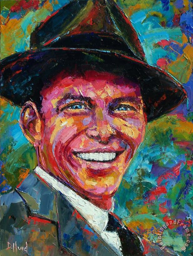Frank Sinatra painting - Debra Hurd Frank Sinatra Art Print
