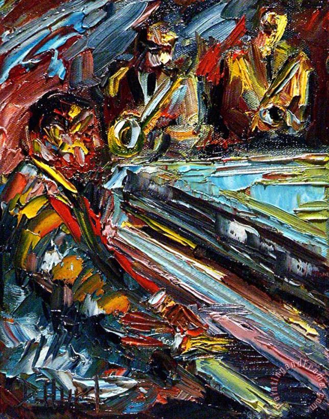 Debra Hurd Jazz Tunes Art Painting