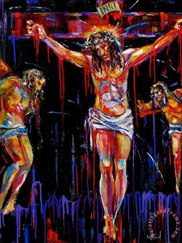 Jesus Of Nazareth painting - Debra Hurd Jesus Of Nazareth Art Print