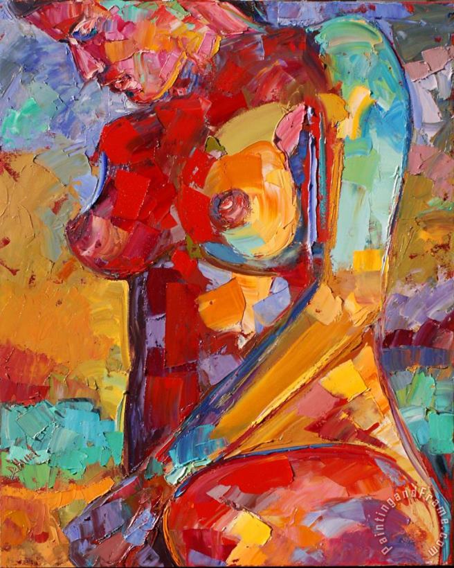 Lady Of Color painting - Debra Hurd Lady Of Color Art Print
