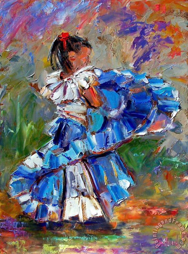 Little Dancer painting - Debra Hurd Little Dancer Art Print