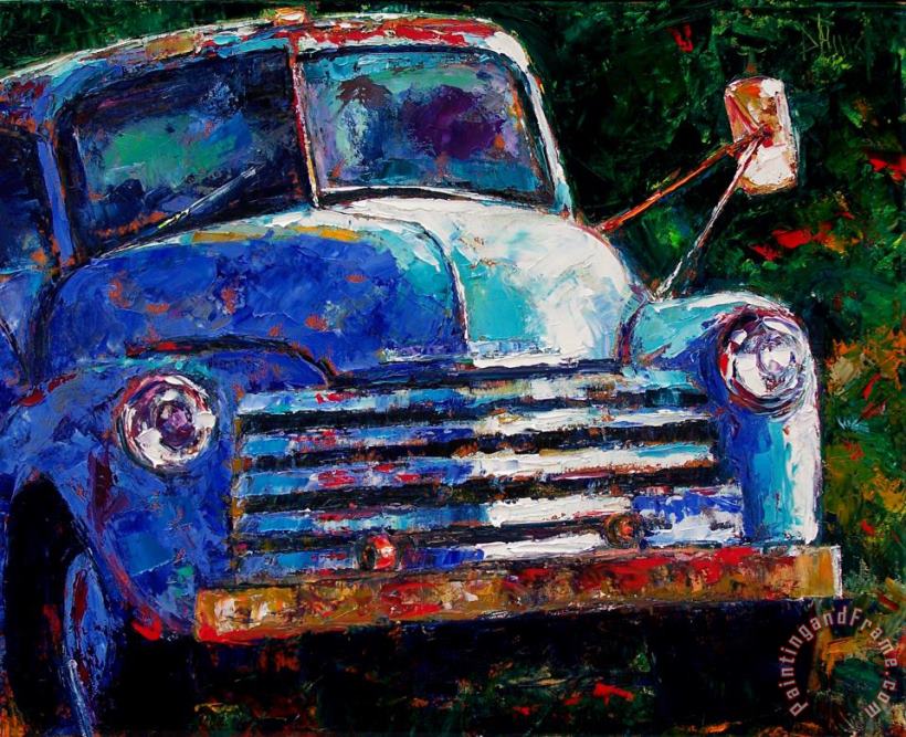 Debra Hurd Old Chevy Truck Art Print