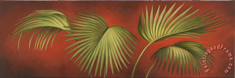 Ferns 2 painting - Debra Lake Ferns 2 Art Print