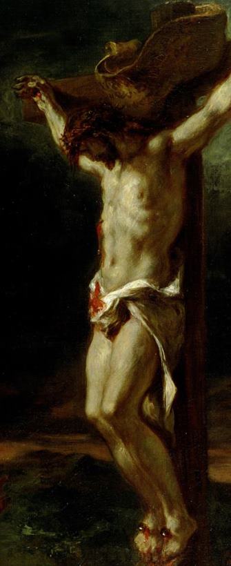 Delacroix Christ on the Cross Art Print