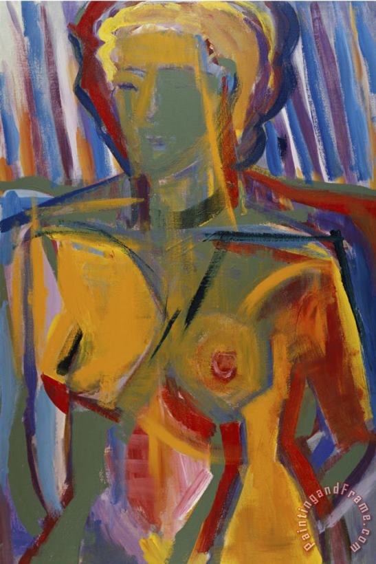 Diana Ong Seated Nude Art Painting