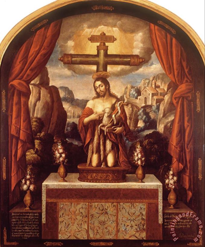 Saint John of The Cross painting - Diego De Sanabria Saint John of The Cross Art Print