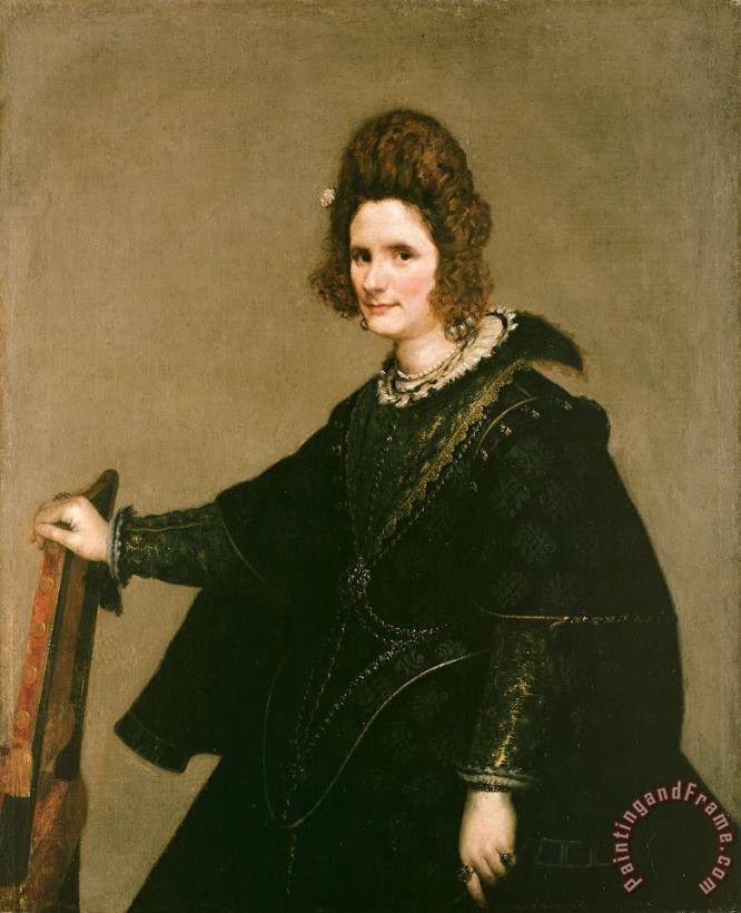 Portrait of a Lady painting - Diego Rodriguez de Silva y Velazquez Portrait of a Lady Art Print