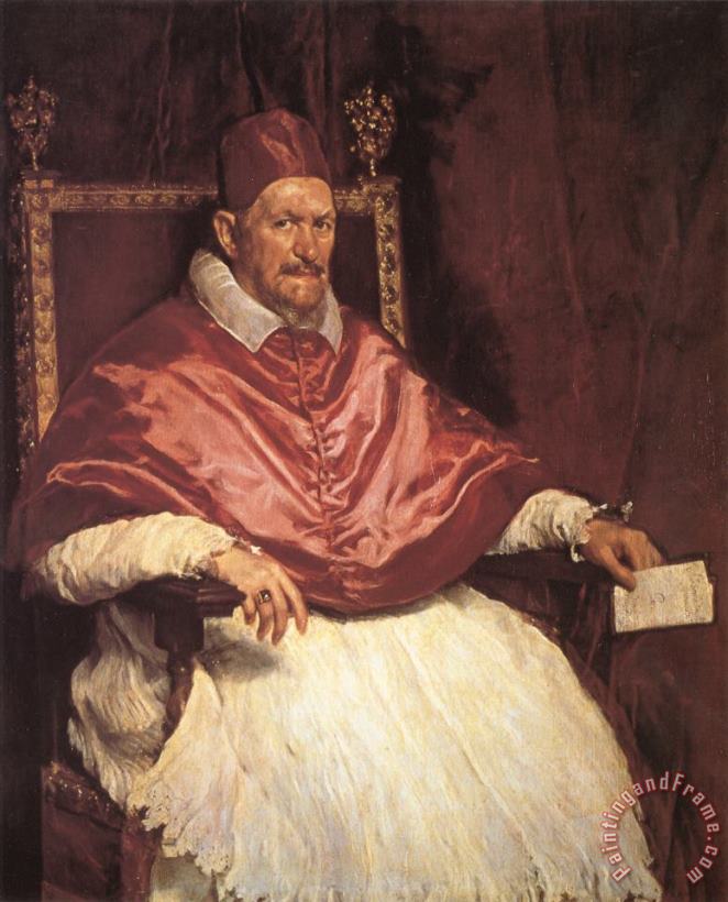 Diego Velazquez Portrait of Pope Innocent X 1650 Art Print