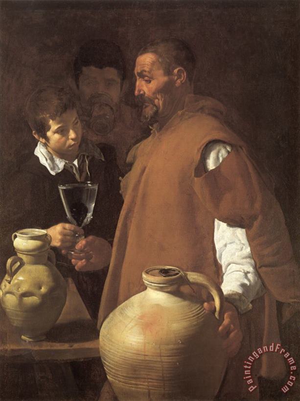 The Waterseller of Seville 1623 painting - Diego Velazquez The Waterseller of Seville 1623 Art Print