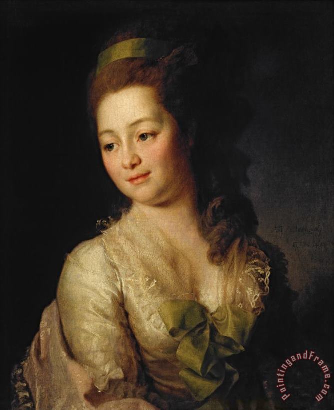 Dmitry Levitsky Portrait of Maria Dyakova Art Painting