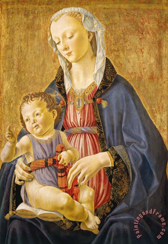 Domenico Bigordi Domenico Ghirlandaio Madonna And Child Art Painting