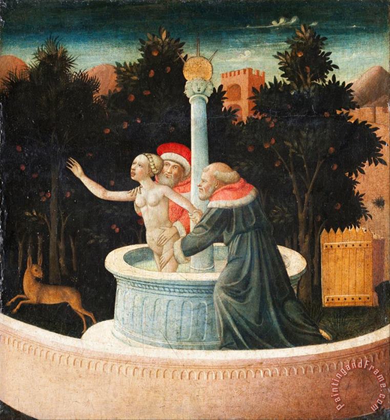 Domenico Di Michelino Susanna And The Elders Art Painting