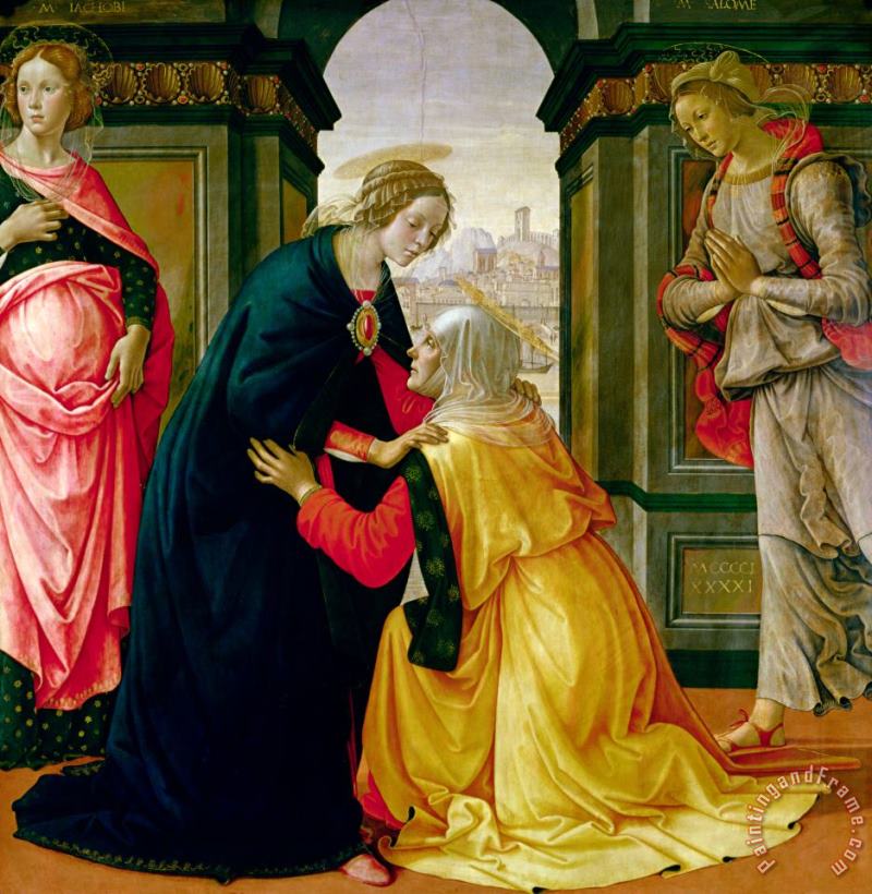 Domenico Ghirlandaio The Visitation Art Painting
