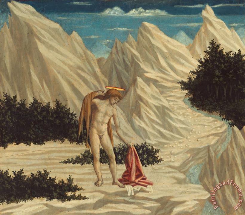 Domenico Veneziano St. John In The Desert Art Print