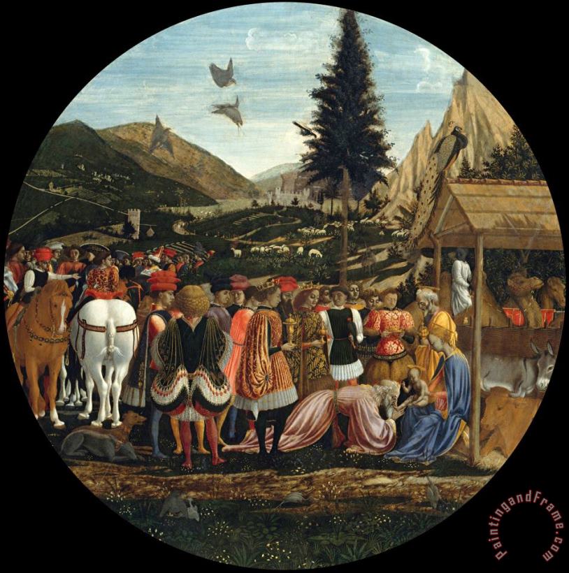 The Adoration of The Magi painting - Domenico Veneziano The Adoration of The Magi Art Print