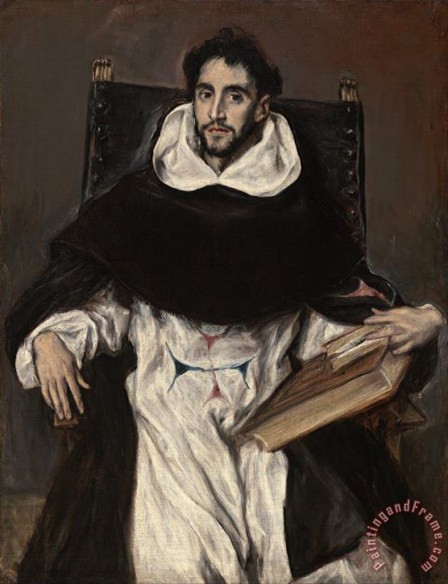 Fray Hortensio Felix Paravicino painting - Domenikos Theotokopoulos, El Greco Fray Hortensio Felix Paravicino Art Print