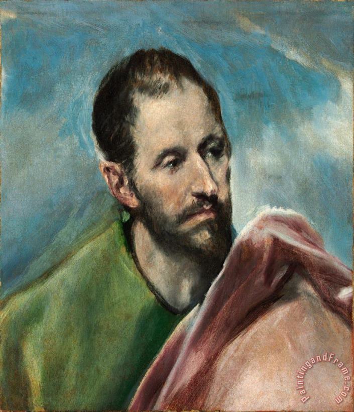 Saint James The Younger painting - Domenikos Theotokopoulos, El Greco Saint James The Younger Art Print