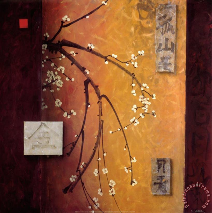 don li leger Oriental Blossoms Ii Art Painting