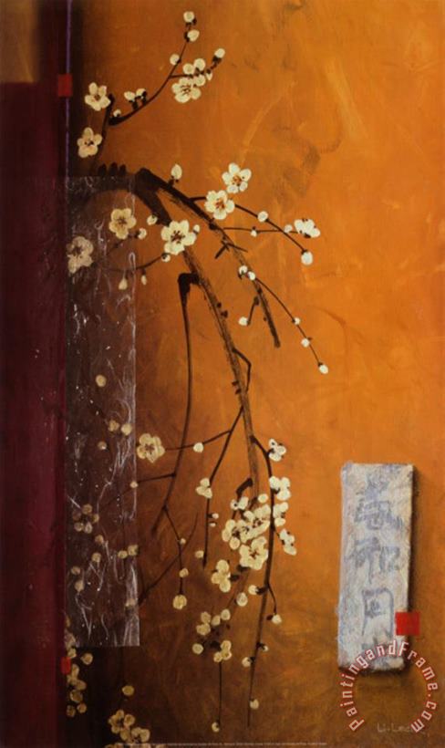Oriental Blossoms Iii painting - don li leger Oriental Blossoms Iii Art Print